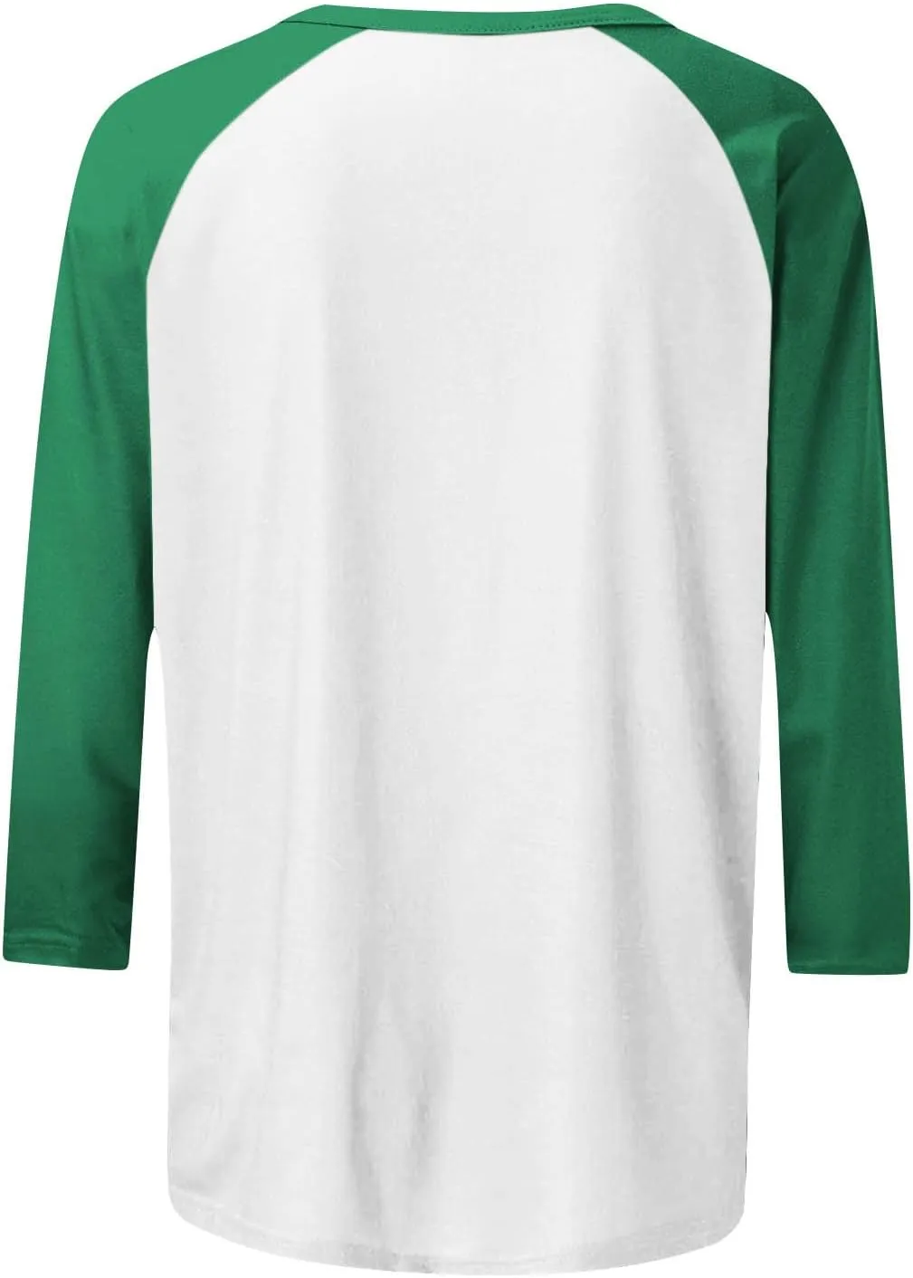 3/4 Sleeve Tops for Women Contrast Crewneck Casual Trendy Shirts Summer Jersey Sports Blouses Baseball Tee