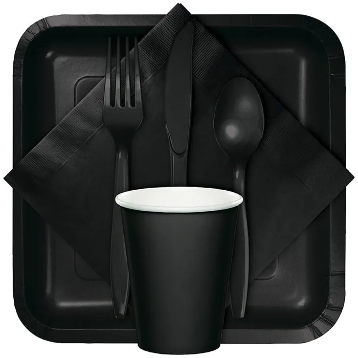 Bulk Black Velvet Plastic Knives (288 per Case)