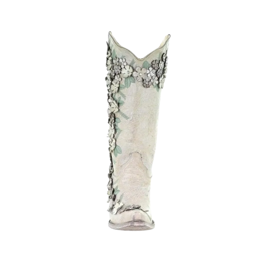 Corral Women's Leather White Boots