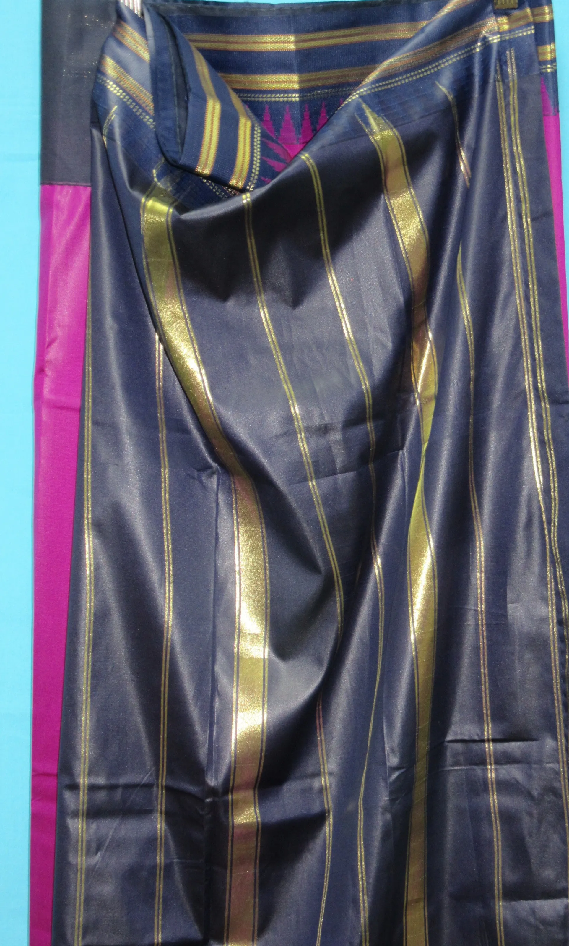 Saree 7988 Silk Kanjiviram Cocktail Evening Wear Sari Shieno Sarees